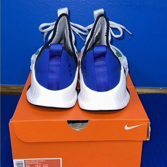 NEW Nike Free Metcon 3 Grey Fog Blue Green CJ0861-043 Men's Size 11 Shoes - Picture 5 of 8